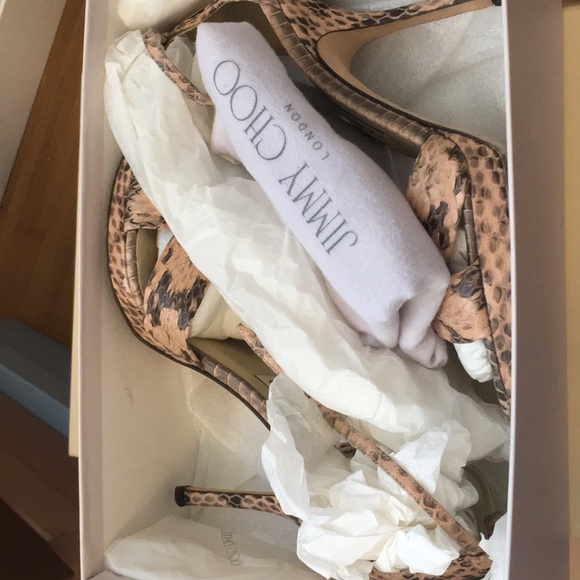 Python high heeled sandals - Picture 6 of 7